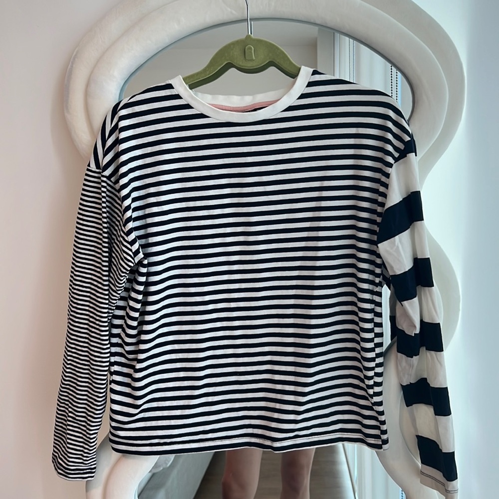 L/s stripe top